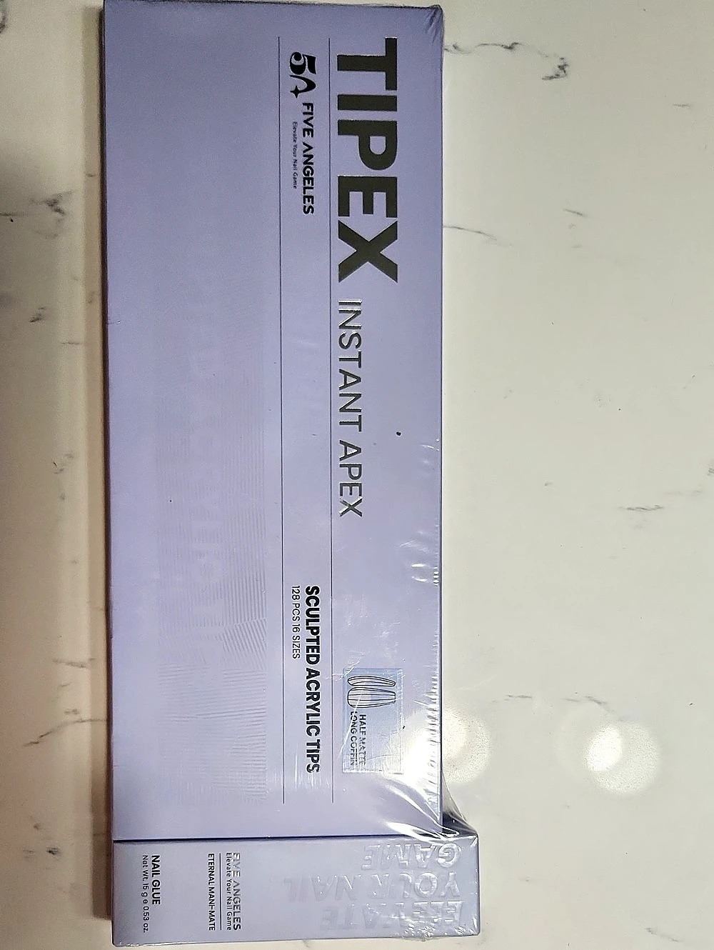 Five Angels Instant Apex Press-On Nails Purple NWT